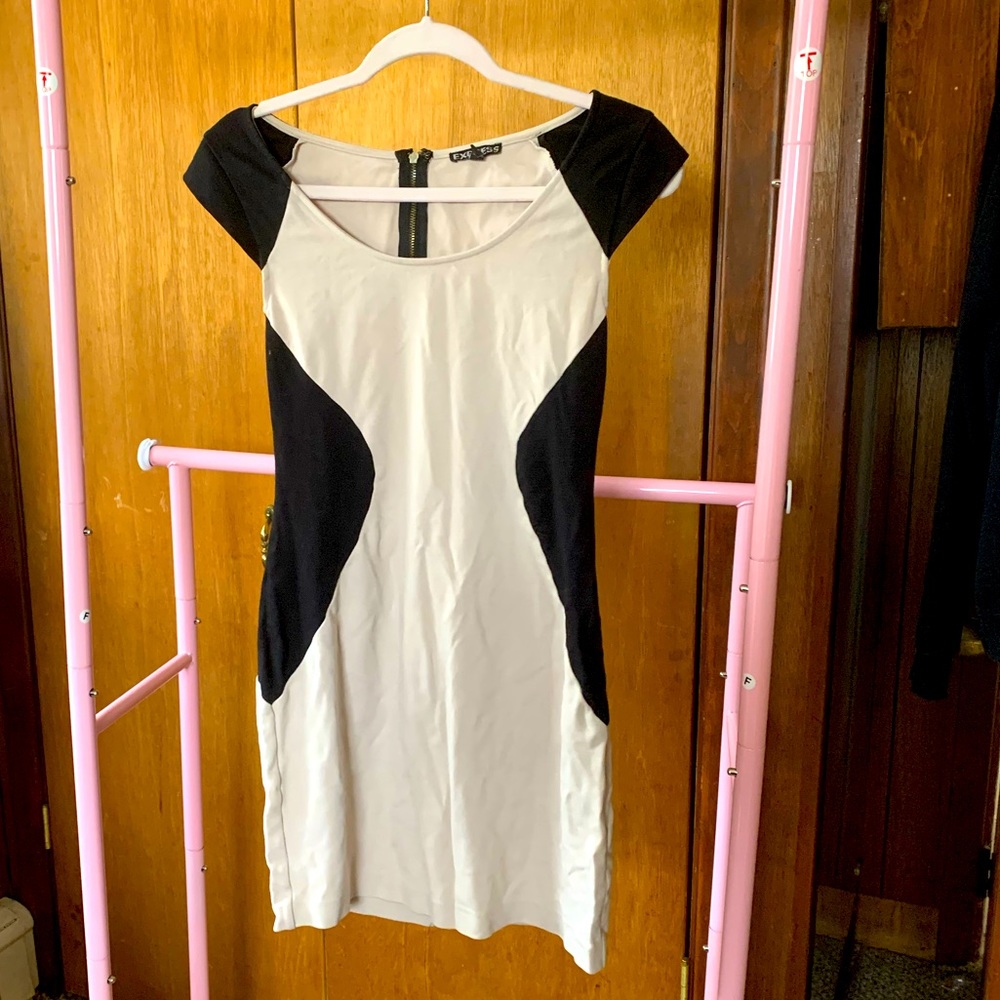 Express colorblock dress